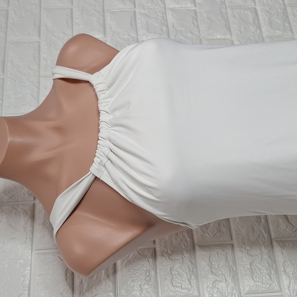 ATHLETA White Athletic Dress with Built in Bra - Picture 2 of 11